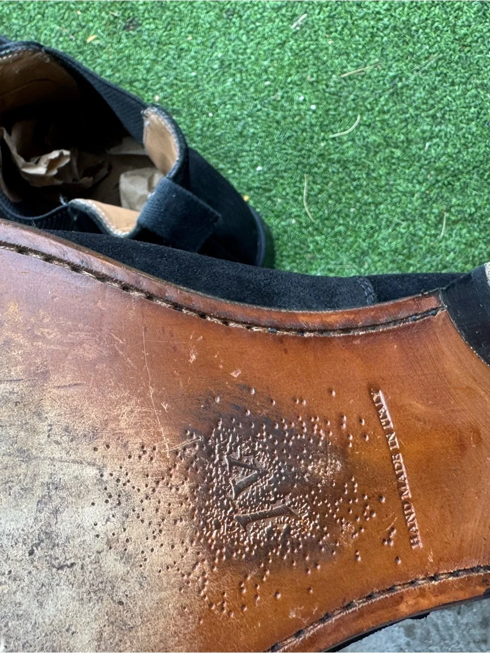 Black Suede Chelsea Boots - Men